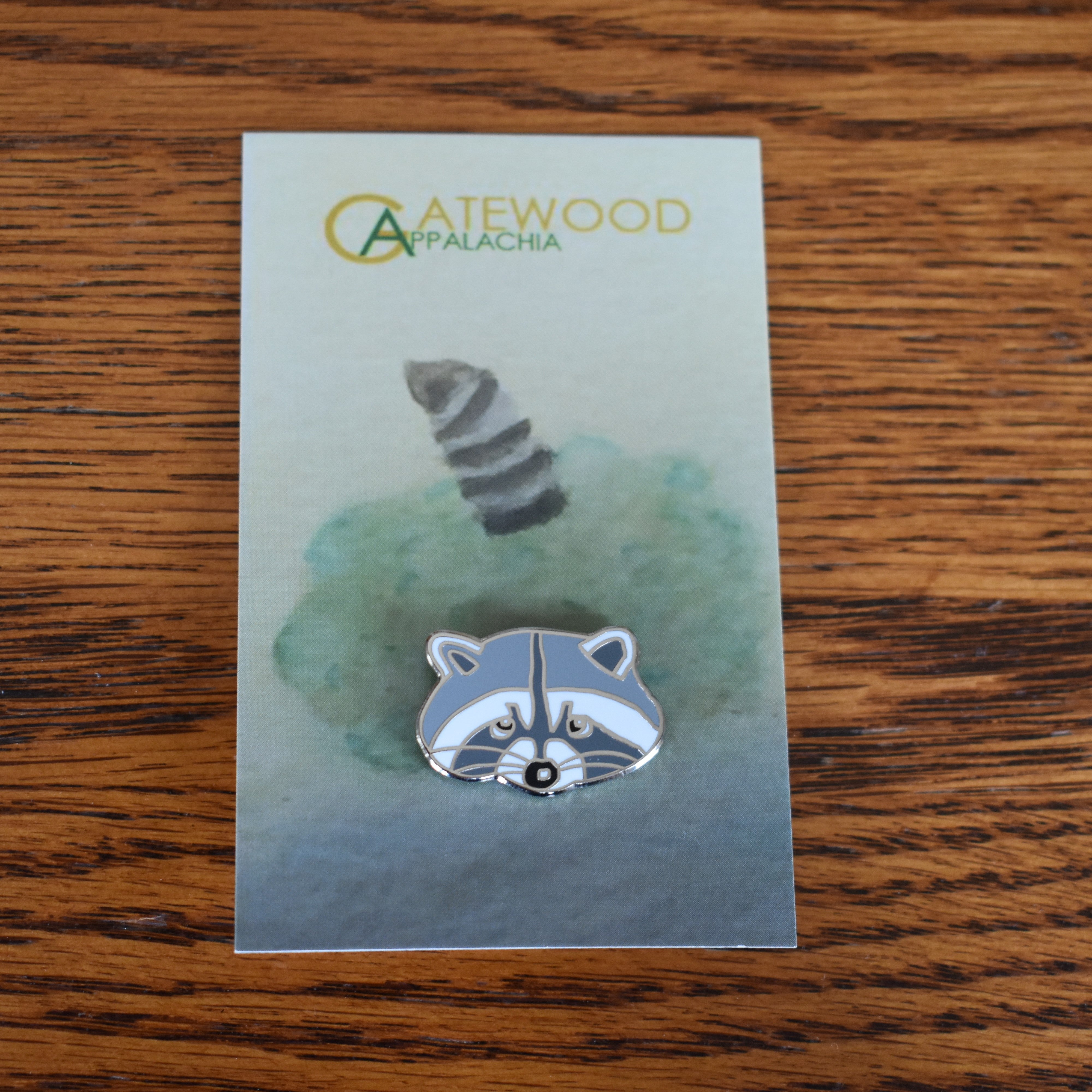 Rascal Rabit Pin Limited Edition Rascal Raccoon Pin – Gatewood Appalachia